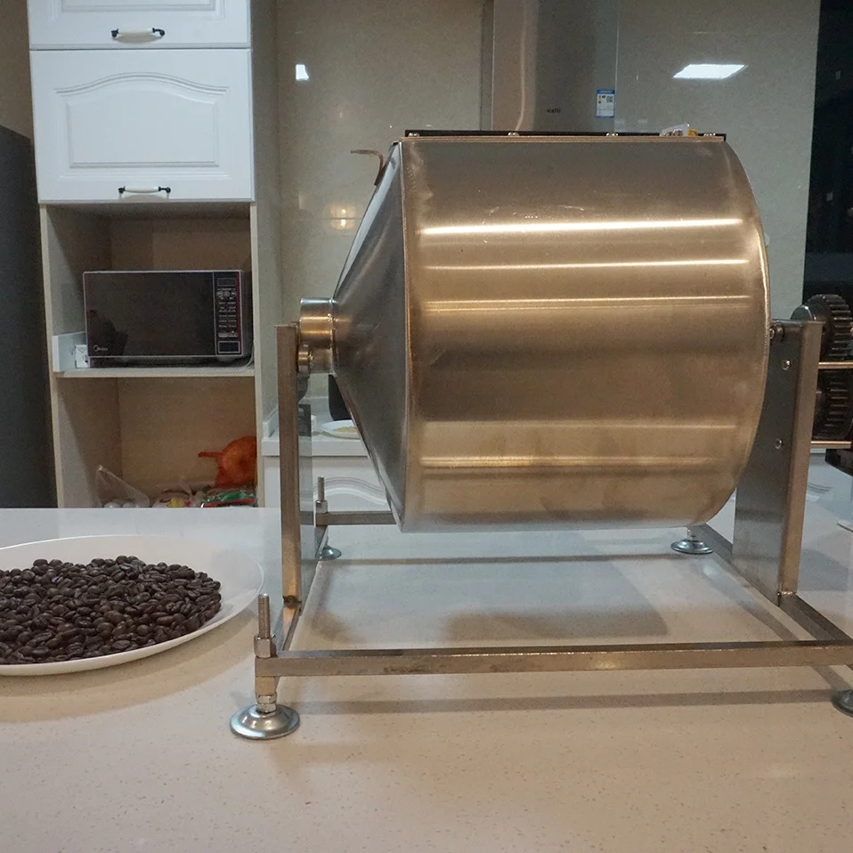 

Motor rotating coffee bean roaster household mini roaster