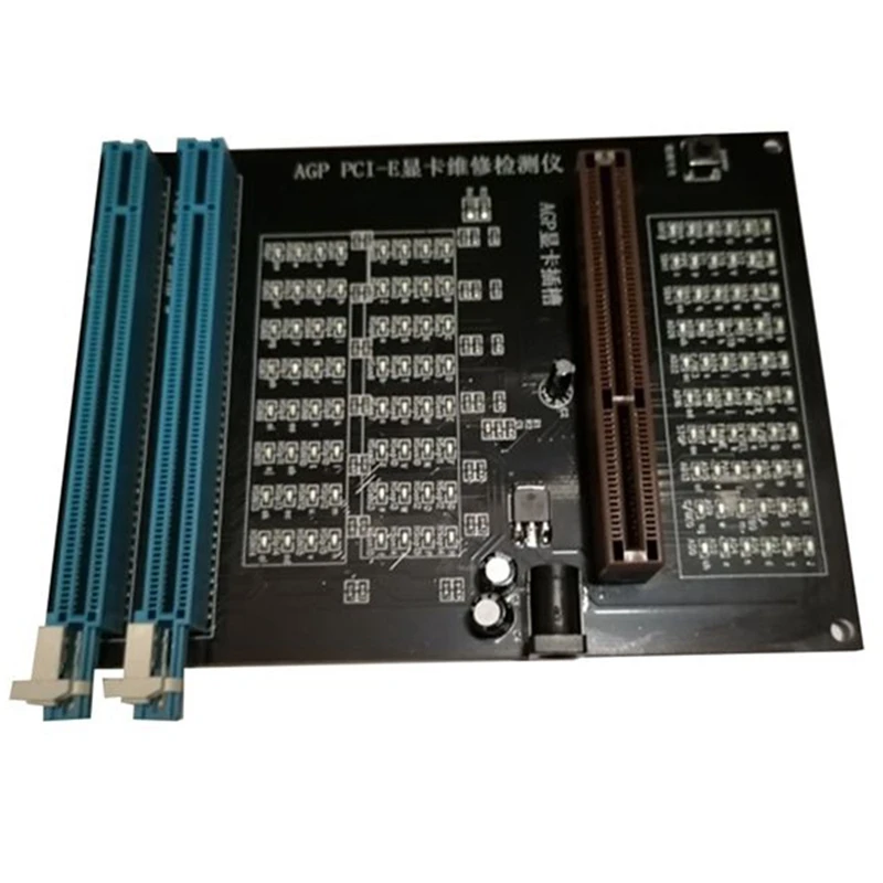 Тестер видеокарты AGP PCI-E X16 тестер двойного назначения для диагностики |