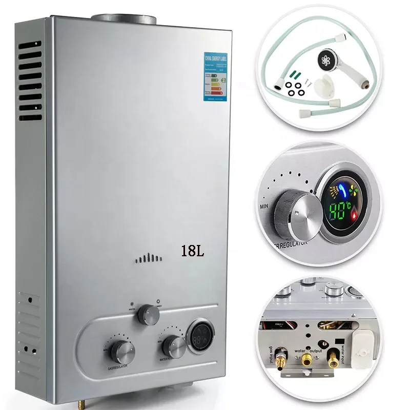 

Propane 18L Gas LPG Tankless Instant Hot Water Heater Boiler 36KW 4.8GPM Liquefied Gas Water Heaters