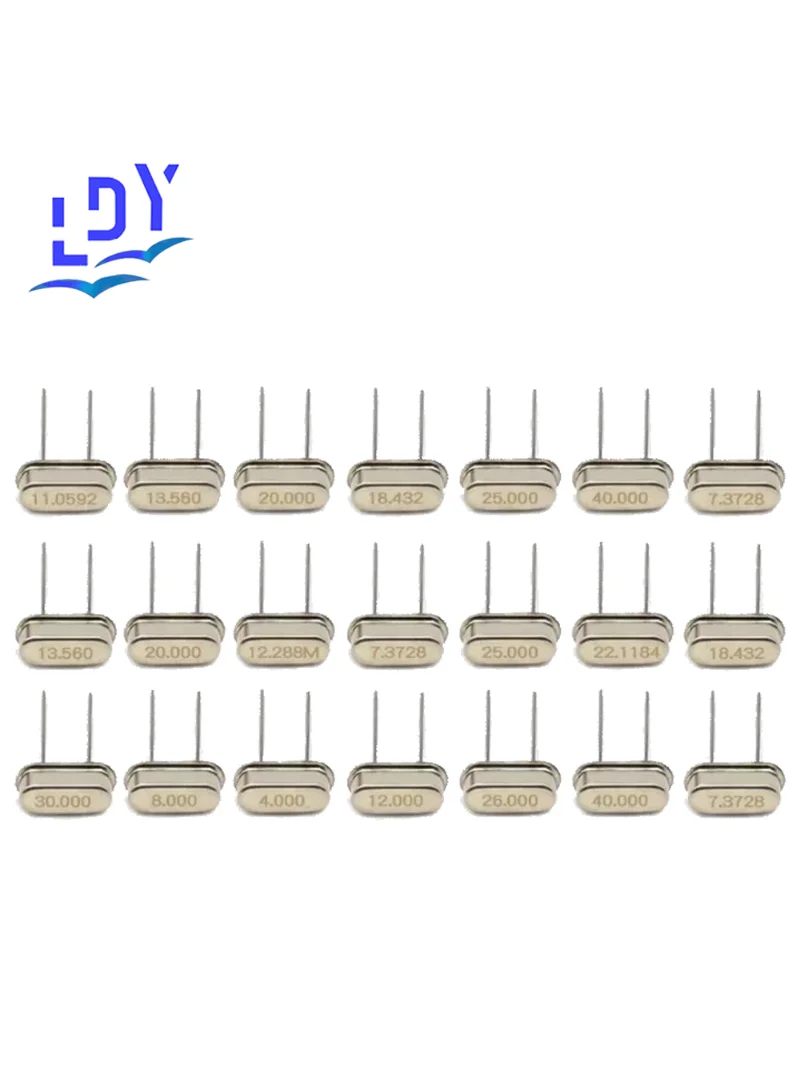 

10cs 25 M Crystals Into Two Feet 25 MHZ HC - 49 S Vibration Passive Crystal Quartz Crystal Oscillators