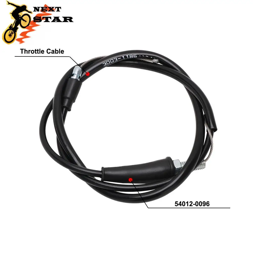 

Motorcycle Steel Wire Throttle Cable For Kawasaki KDX80 1987-1988 KX80 1988-2000 KX100 1995-2009 KX85 2001 RM100 2003 KX100