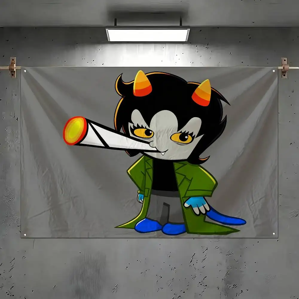Фото Забавные игровые флаги MSPA Nepeta Leijon, подходящие для вечеринок, клубов, украшения стен на открытом воздухе и в помещении, баннеры, подарки для фанатов №3