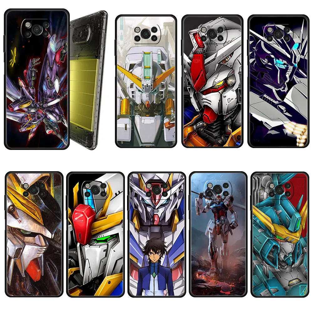 Чехол для телефона Gundam с крутым роботом Xiaomi POCO X3 M3 Pro NFC MI 12 11 11T 12pro 10T 10 9T Note lite