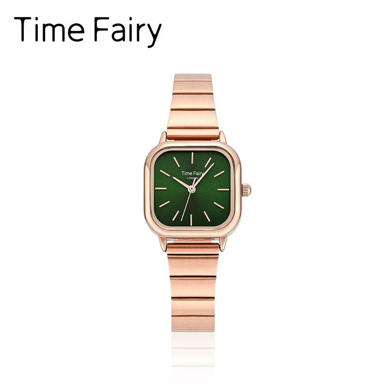Time Fairy Women's watch Square plate women's watch fashionable square plate simple niche elegant temperament women's watch