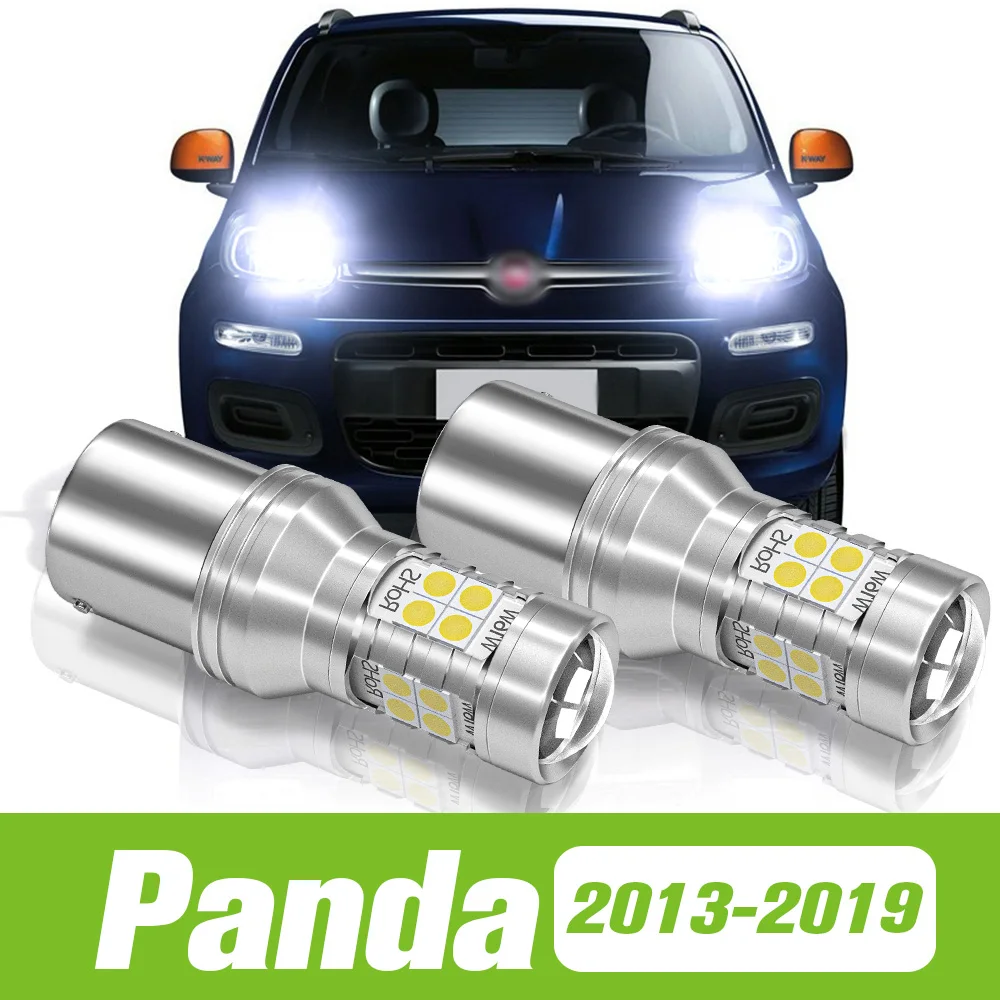 

2pcs For Fiat Panda 2013-2019 LED Daytime Running Light DRL 2014 2015 2016 2017 2018 Accessories