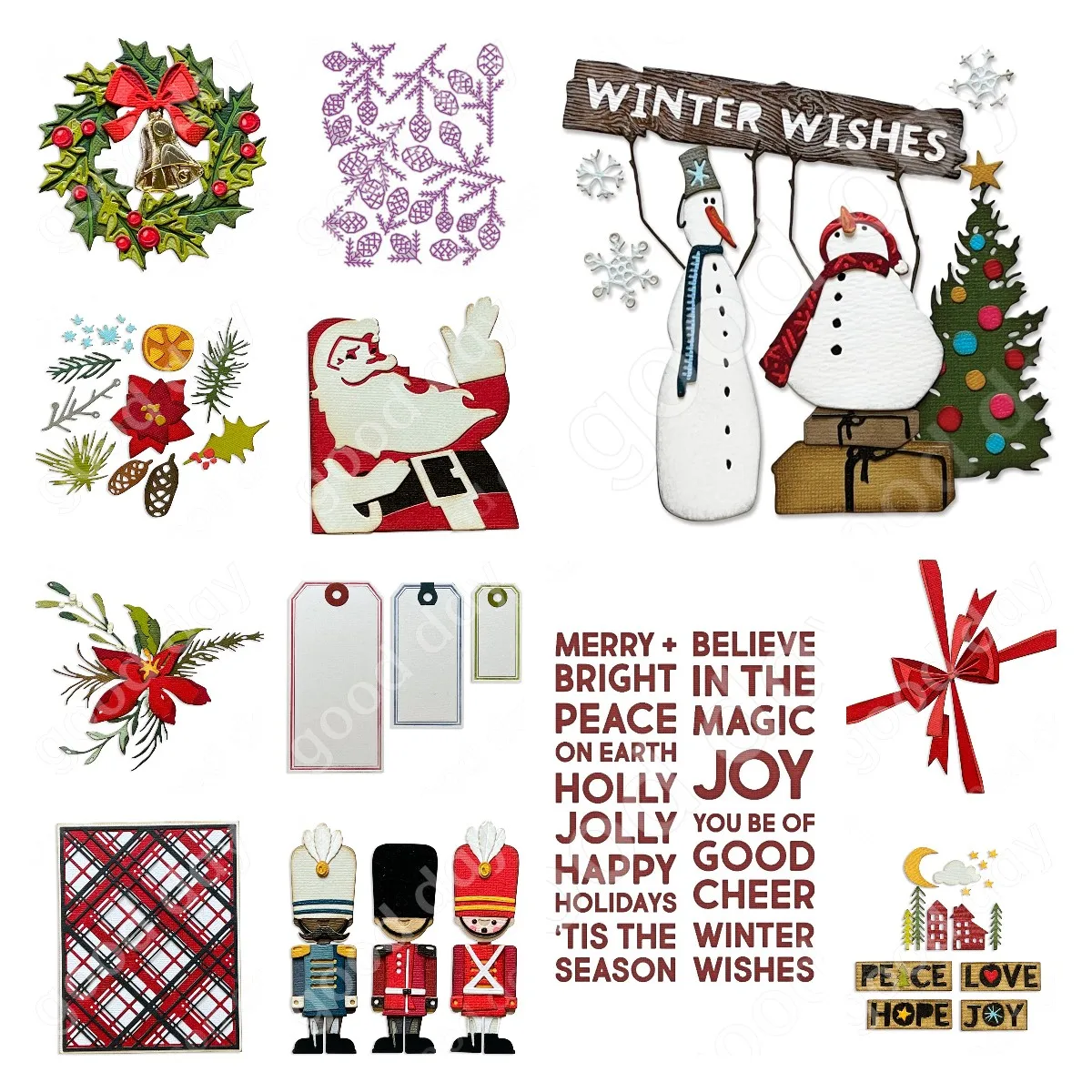 

New Christmas Snowman Bells Metal Cutting Dies Scrapbook Diary Decoration Embossing Template Diy Greeting Card Handmade Hot Sale