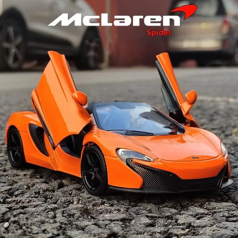 

1:24 Mclaren 650S Alloy Sports Car Model Diecasts & Toy Vehicles Metal Racing Car Model Collection Simulation Childrens Toy Gift