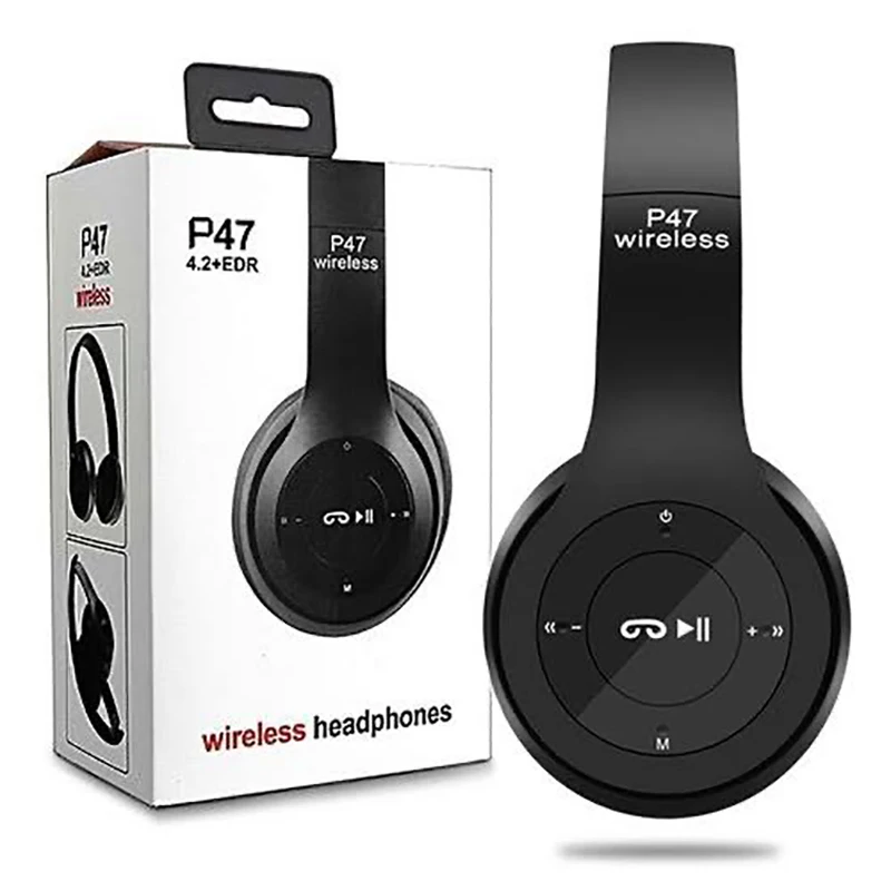 360° Surround Sound Wireless Headset P Bluetooth Headset 5.0 Foldable Stereo Smart Noise Cancelling Retractable Adjustable enlarge