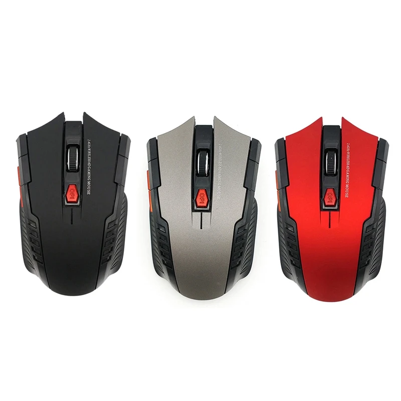 

2.4Ghz Wireless Mouse With Usb Receiver For Pc Gaming Optical Mouse Without Battery