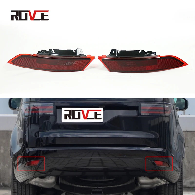 

ROVCE Car Rear Bumper Fog Light For Land Rover Discovery 5 2017-2020 Warning Light Reflector Taillights Car Lights Accessories