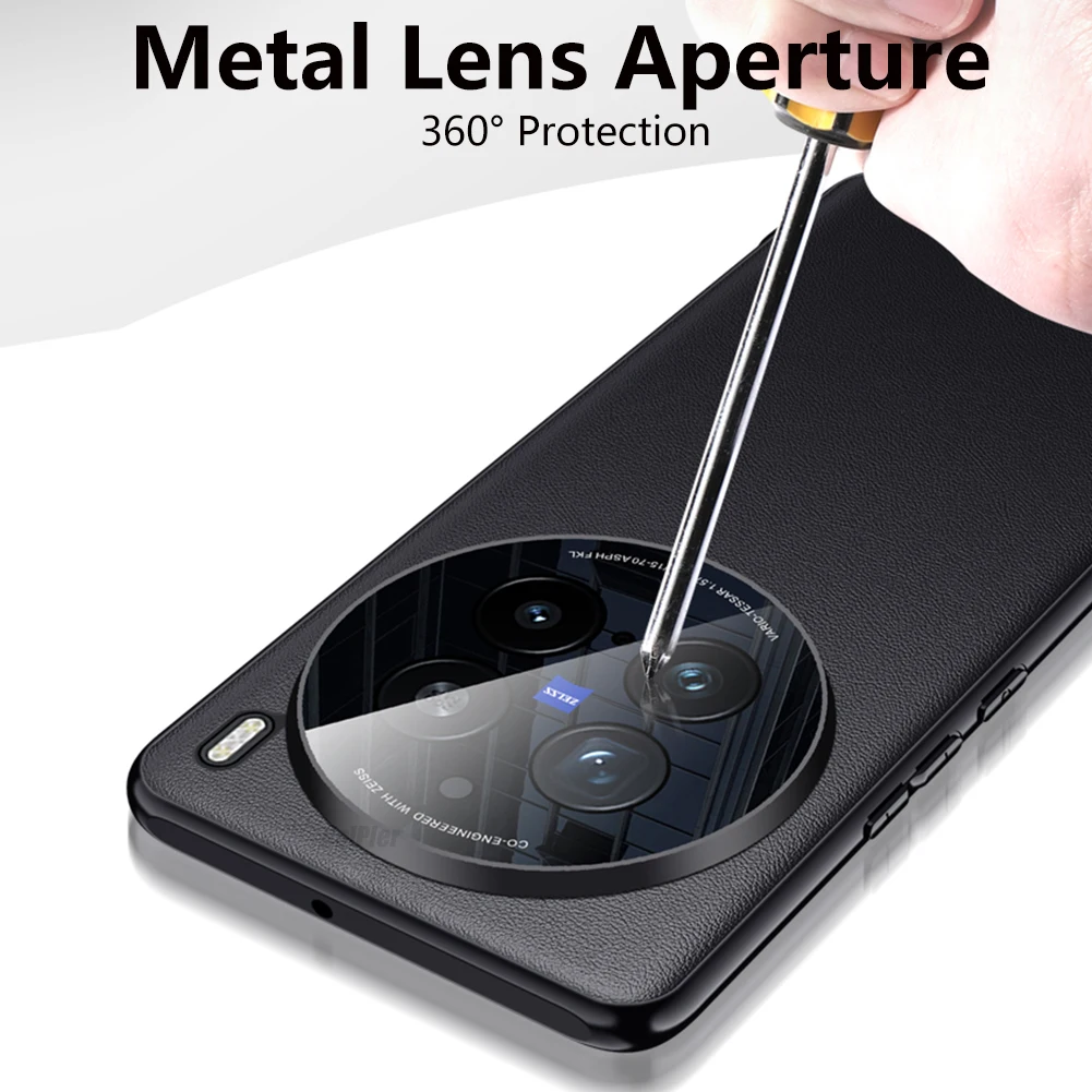 Чехол для VIVO X200 PRO/X200 роскошные чехлы из искусственной кожи жесткая