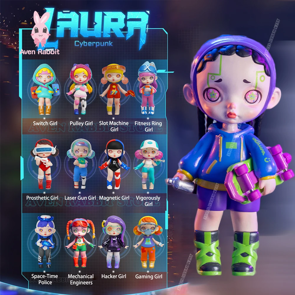 Оригинальная серия Laura Cyberpunk глухая коробка игрушки загадочная мистерная фигурка