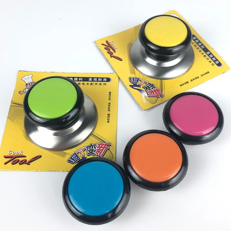 

Colorful pot cover button, anti scalding pot cover handle, kitchen accessories, pot cover cap, common in two yuan stores