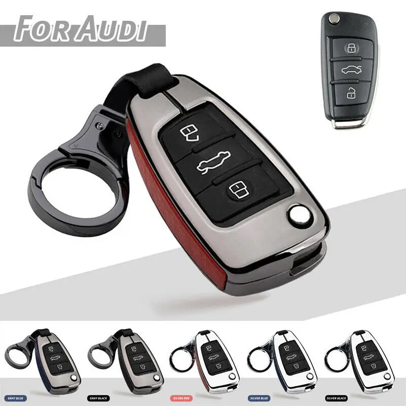 

Чехол для автомобильного ключа Audi A1 A3 C5 Q3 B6 B7 A4 A5 A7 A8 Q5 Q7 R8 TT S5 S6 S7 S8 SQ5 RS5