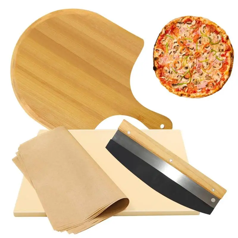 

Камень для гриля, пиццы, набор для выпечки пиццы, для духовки, Быстрое нагревание, принадлежности для выпечки с резаком для пиццы, аксессуары для приготовления пищи для Pi