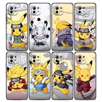 pikachu is who naruto phone case for xiaomi mi 11i 11 11x 11t poco x3 nfc m3 pro f3 gt m4 soft silicone fundas coque capa shell