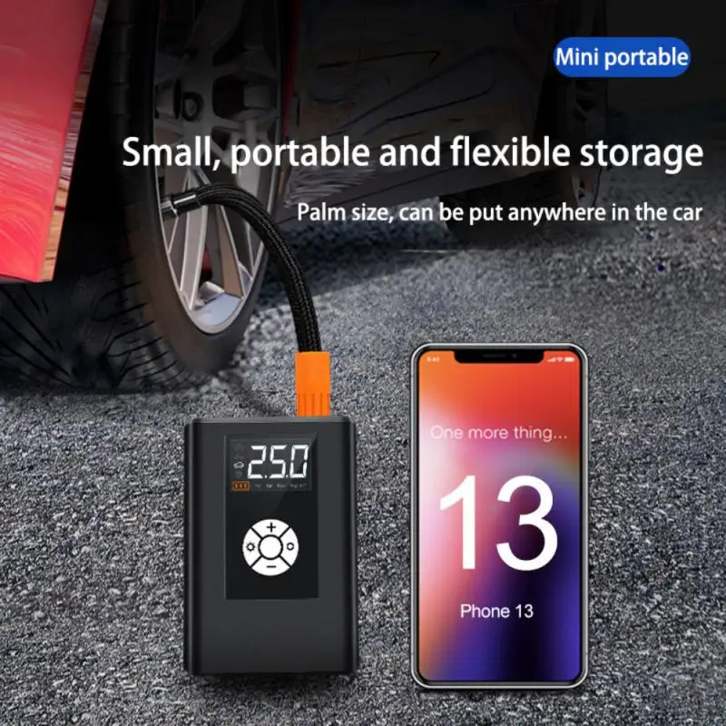 

Digital Display Inflator 120W Portable Car Air Compressor Electric Tyre Inflatable Pump For Motorcycle Bicycle Boat AUTO Tyre