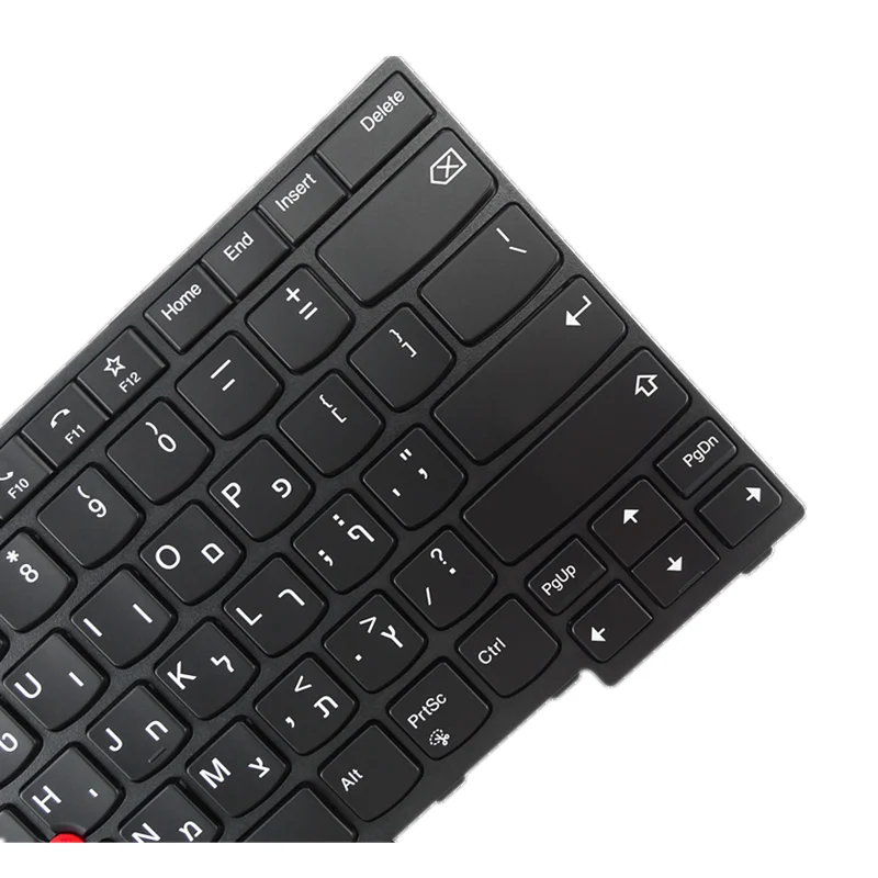 Ивритская клавиатура для ноутбука подходящая Lenovo ThinkPad T14 GEN1 GEN2 P14S серебристая