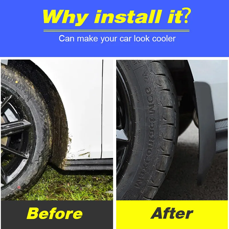 Крышка крыла Vtear брызговик защита от потери грязи детали для внешнего украшения