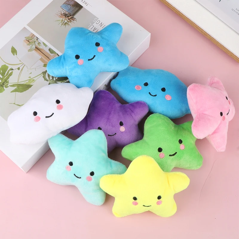 1 шт. мягкая плюшевая звучащая игрушка Mini Star Cloud красочная кукла в подарок для