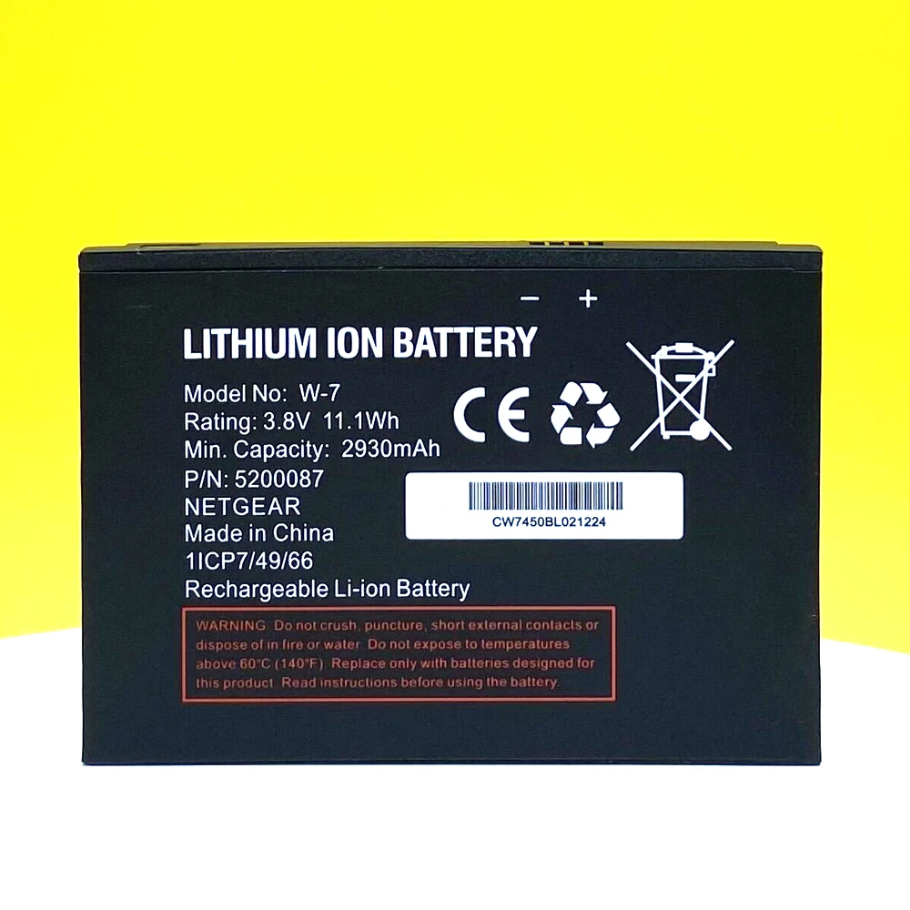 Новый 2930mAh/11.1Wh 3 8 V W7 W-7 Аккумулятор для NETGEAR aircard AC790S AC810S sierra беспроводной