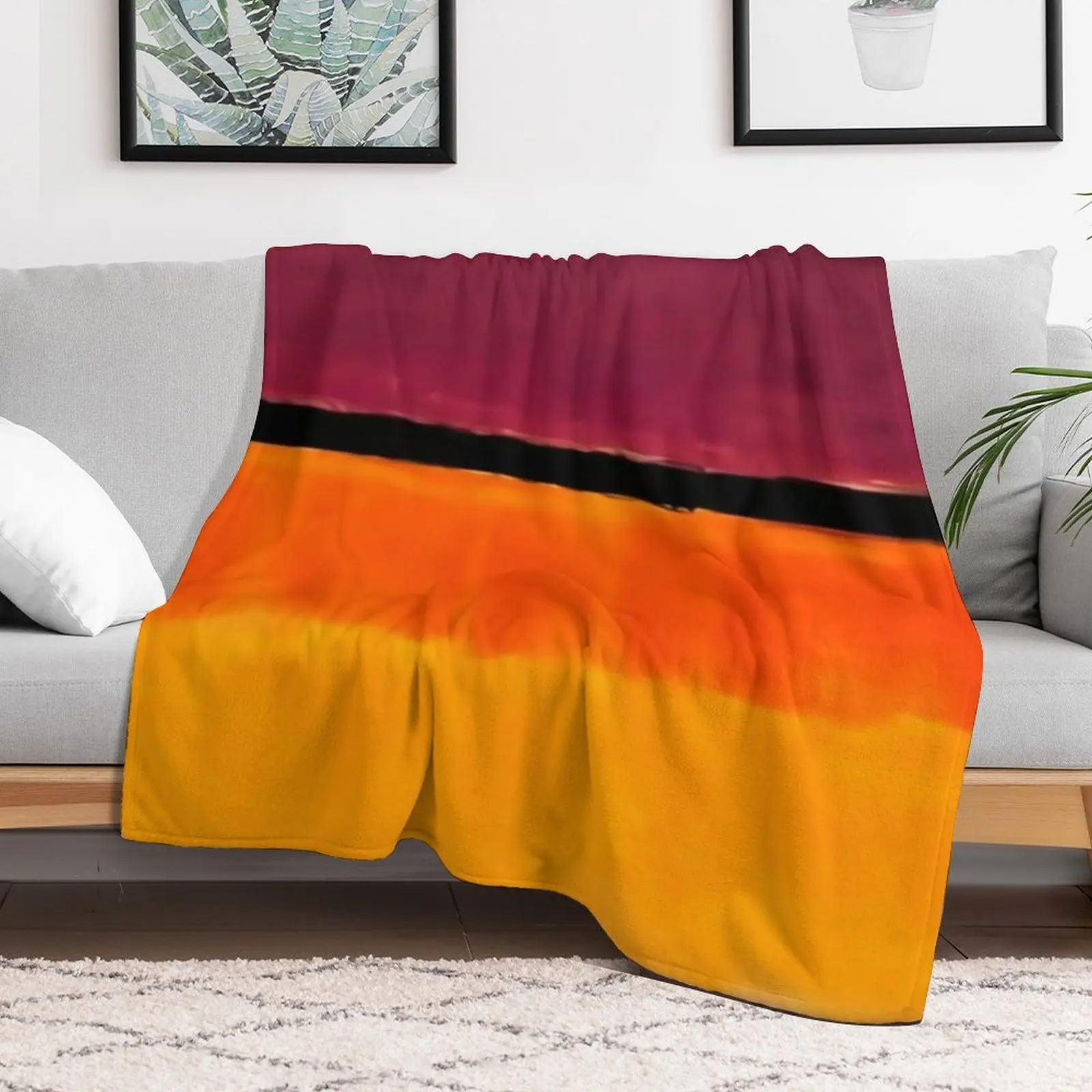 Марк Ротко живопись красочные произведения искусства Плед Покрывала на зиму