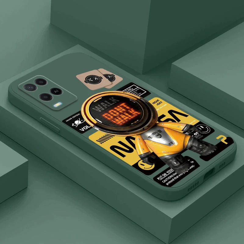 Чехол для телефона OPPO K5 K10 K10X K9 K9S K9X R17 R9 PLUS R9S астронавт желтый