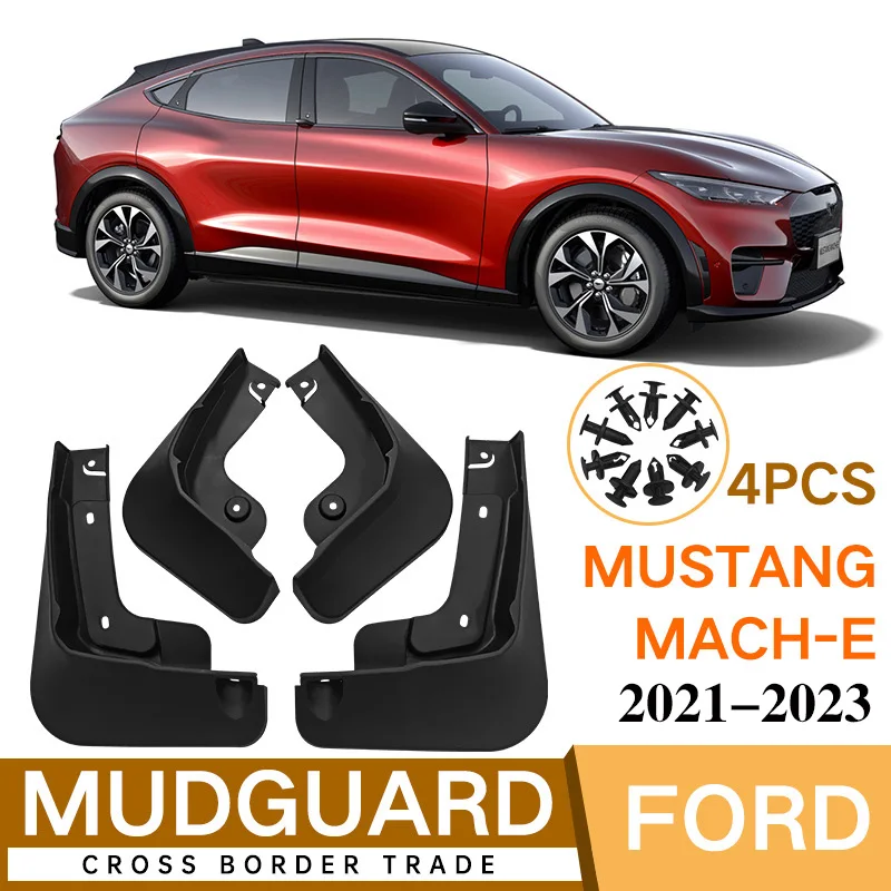 

Mud Flaps For Ford Mustang Mach e Mach-e 2021-2023 Splash Guards Fender MudFlaps Front Rear Mudguards Car Accessories