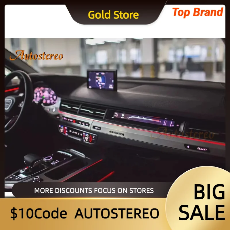 Автомобильный атмосферный светильник приборная панель для Audi A6 Q7 2015-2019