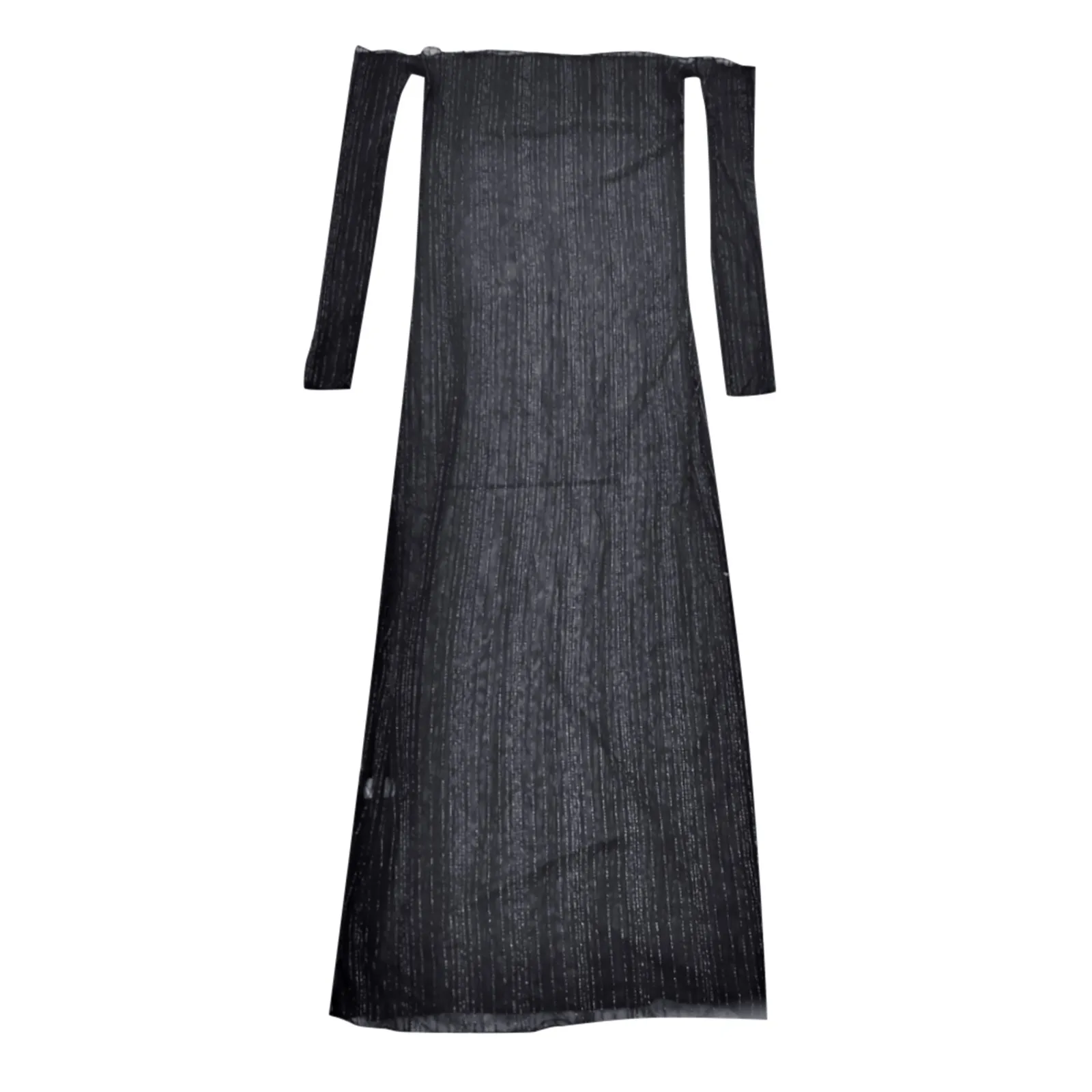 Прозрачное Черное Сетчатое прозрачное облегающее платье женское сексуальное