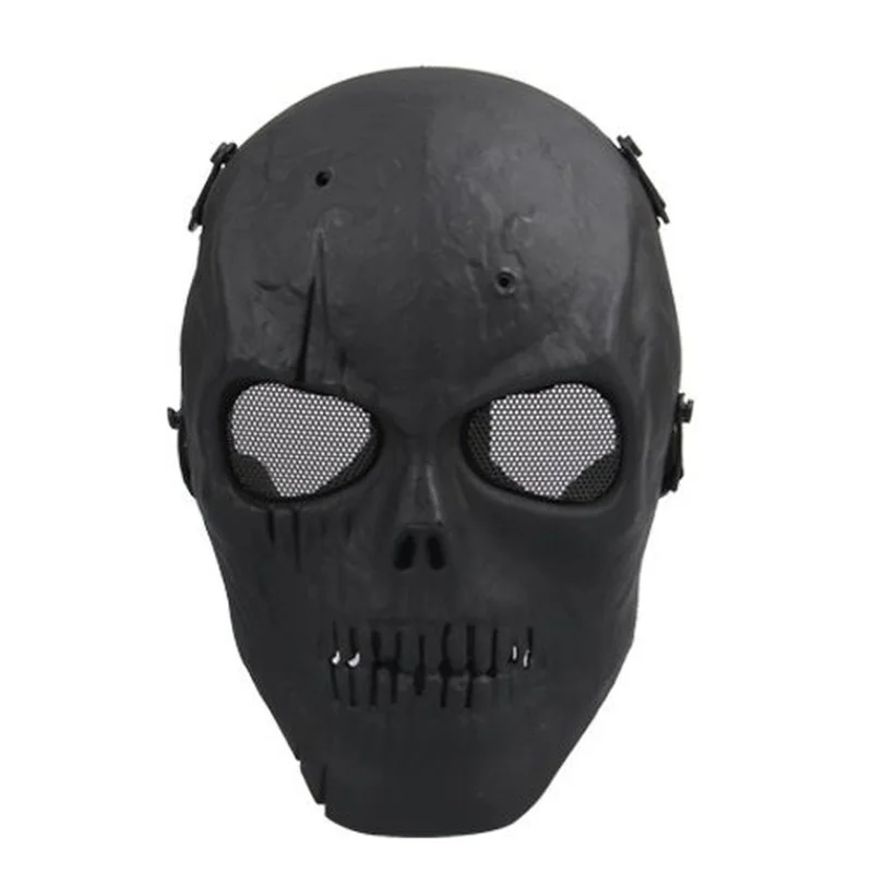 

Airsoft Mask Skull Full Protective Mask Military - Black