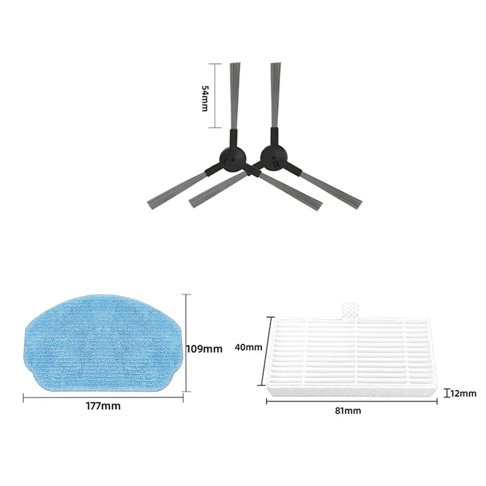 Боковая щетка с фильтром накладка для швабры Cecotec Conga 999 Origin X-Treme Genesis/Muffler Bobby 1