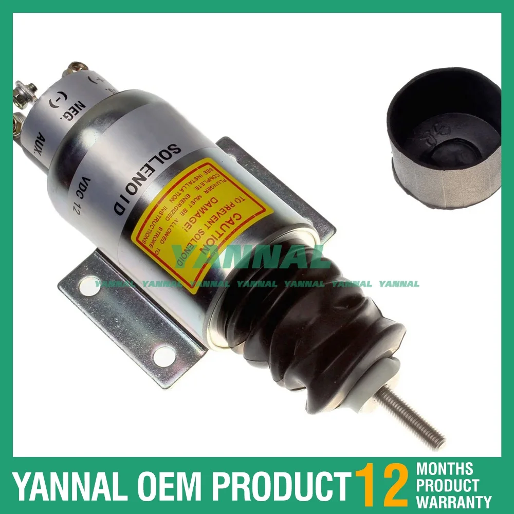 

Long Time Aftersale Service Shut Off Stop Solenoid Valve 2003 SA-3193 12V For Woodward Solenoid 3 terminals