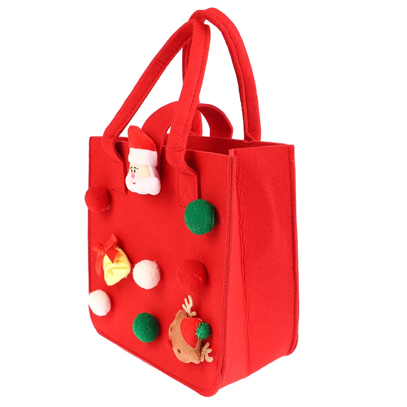 Фетровая рождественская подарочная сумка большой емкости креативный мешок