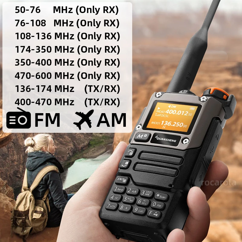 

UV K5 (8) Walkie Talkie Portable Am Fm Two Way Radio Commutator Station Amateur Ham Wireless Set Long Range Receiver