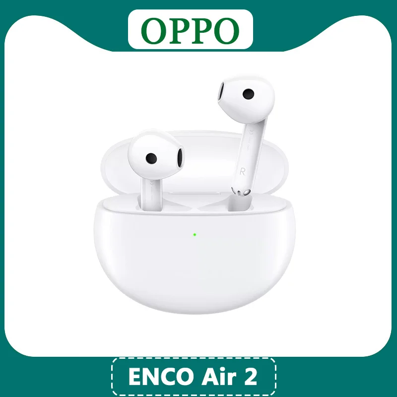 

Наушники OPPO ENCO Air 2 TWS, беспроводные наушники с шумоподавлением и функцией звонка 5,2, AAC наушники-вкладыши IPX4 для Reno 7 Pro SE