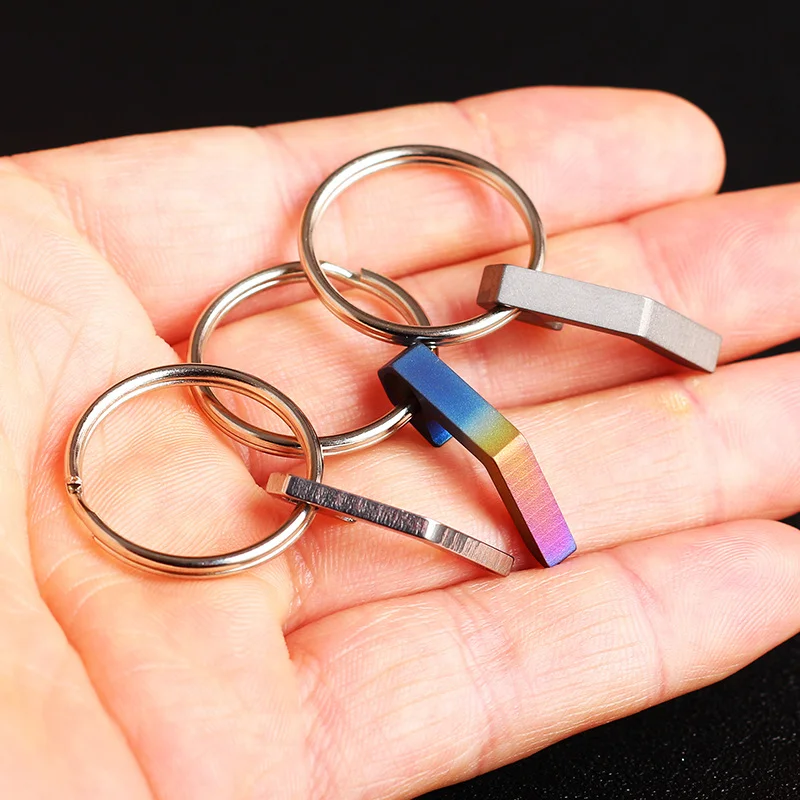 

EDC Gear Mini Lightweight Bottle Beer Opener Keyring Pocket Tool Utility Gadget Outdoor Camp Hike
