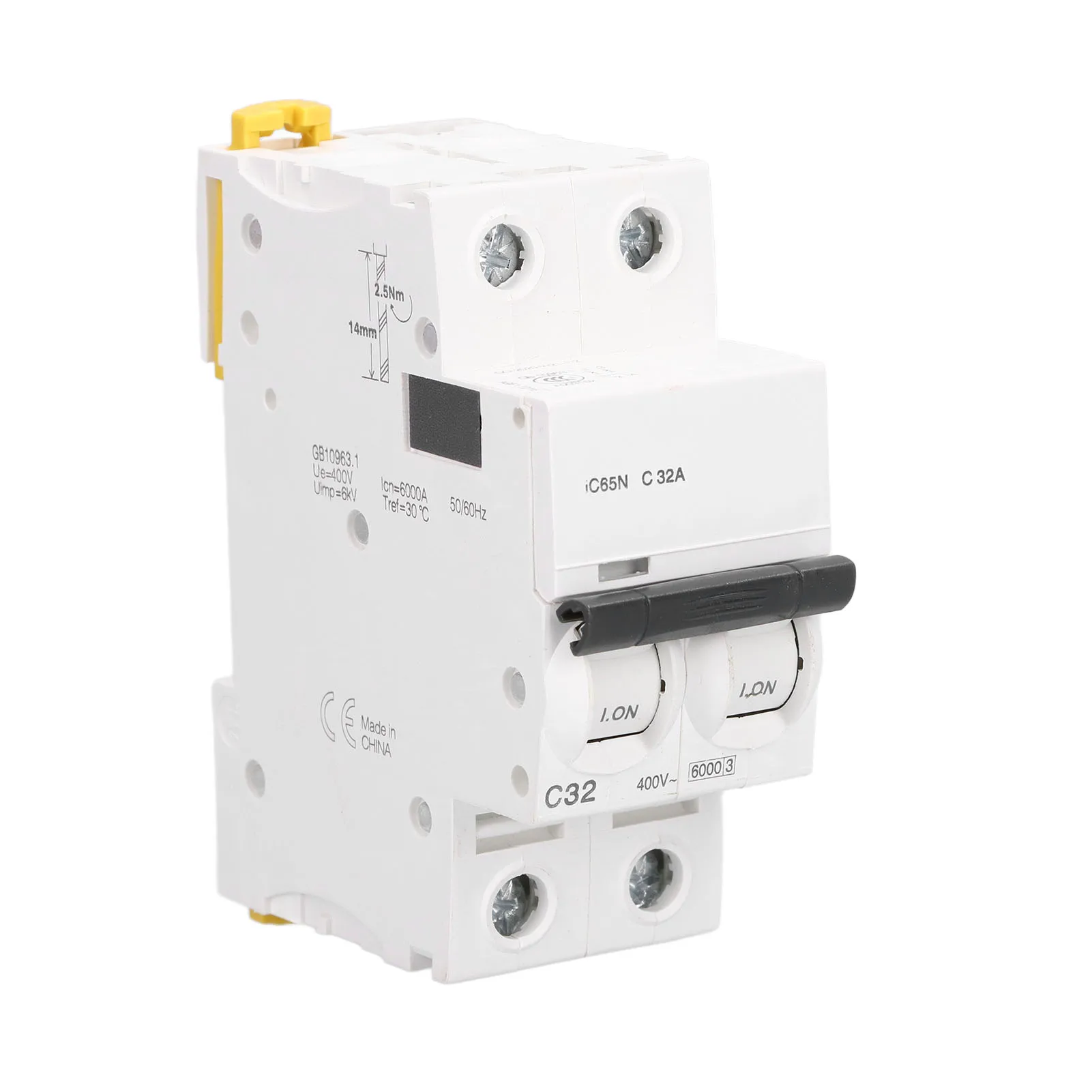 

C32 автоматические выключатели 32A, миниатюрный автоматический выключатель, установка на DIN-рейке для офисных зданий, освещение для промышленности