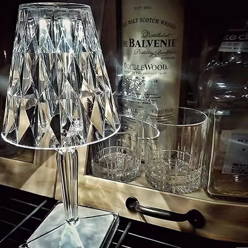 Ночник с проекцией из стразов и Usb-зарядкой сенсорный атмосферный светильник для