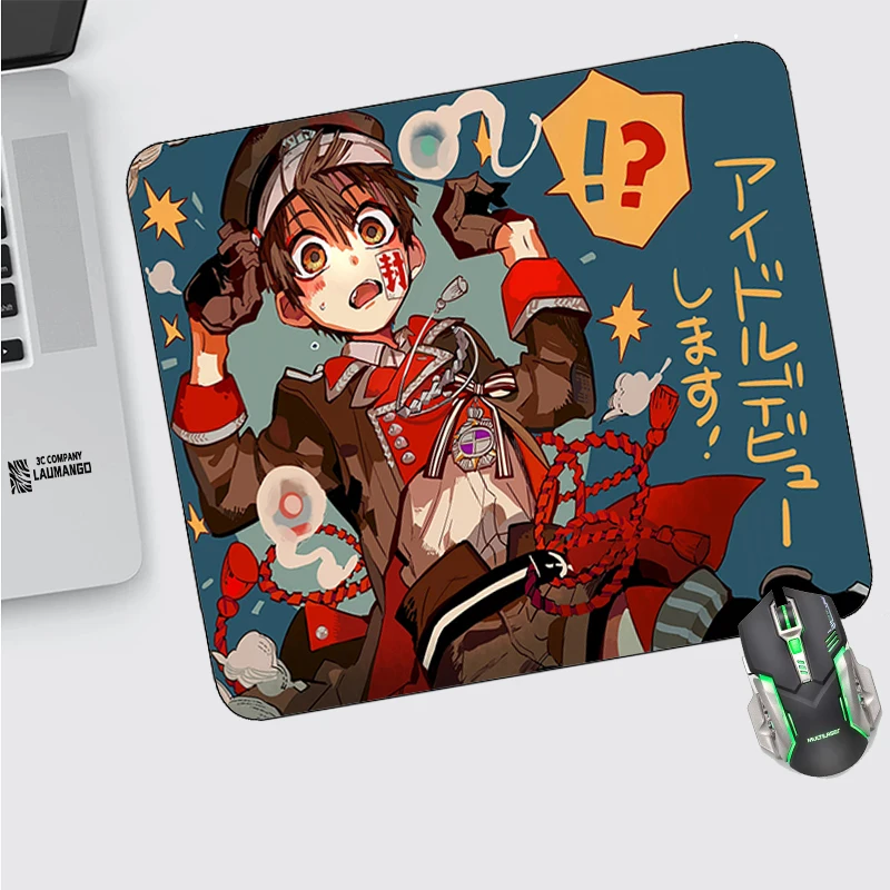

Коврик Для Мыши для ПК, игровой Настольный коврик для клавиатуры Hanako-kun в туалете, аксессуары для игр, коврики для мыши, маленький коврик для ...
