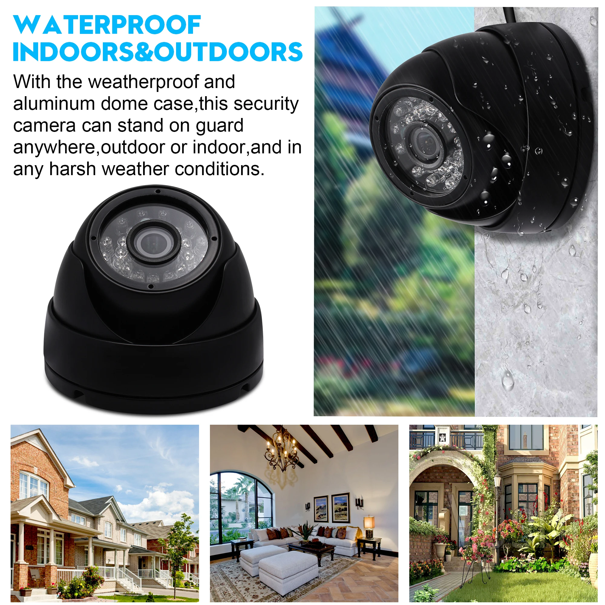 Outdoor Night Vision Security Wide Angle USB Camera 2MP 1080P 1MP 1.3MP 720P 5MP Webcam IR Infrared Dome USB Camera Waterproof images - 6