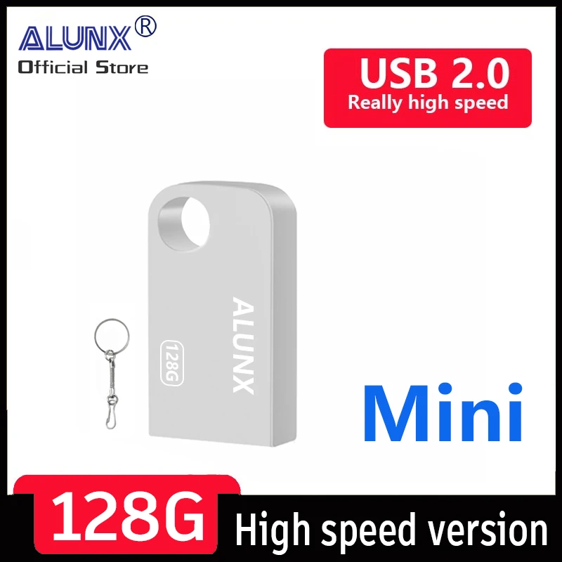 ALUNX 100% Genuine DYUAN  Pendrive 128Gb Memory Stick 32Gb 4Gb Metal Usb Flash Drive 128Gb Pen Drive 64 Gb 8Gb Usb Stick 16 Gb