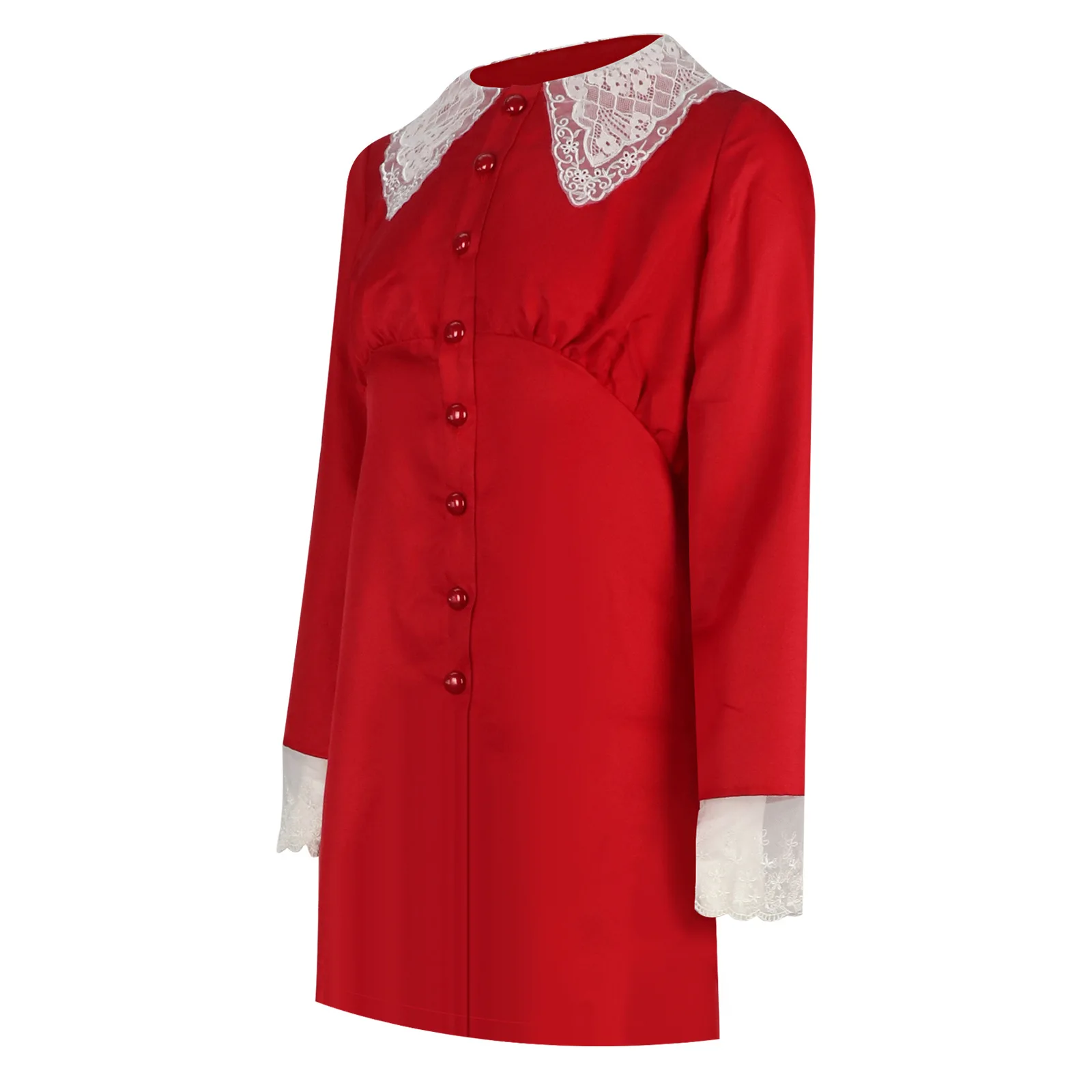 Аниме Сабрина Косплей Приключение Платье Костюм С Длинными Рукавами Красное