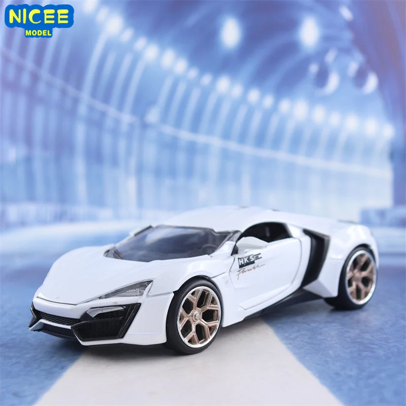 

1:24 LYKAN HYPERSPORT High Simulation Diecast Car Metal Alloy Model Car Children's toys collection gifts J287