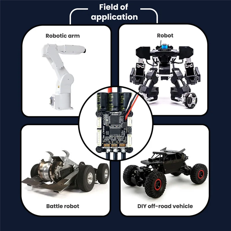 FLIPSKY 4-13S Lipo ESC Speed Control Mini FSESC6.7 70A База на VESC6.6 с алюминиевым анодированным