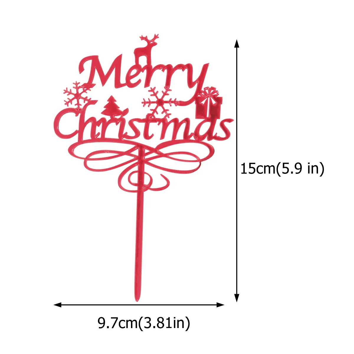 

Treat Picks Christmas Party Cake Decoration Fruit Picks Xmas Cake Decoration Cake Accessories Party Cake Supplies