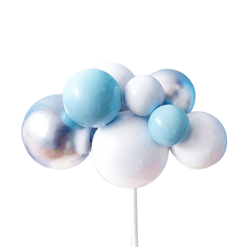 

Anniversary Craft Ceremonies Balloon Cake Topper Home Baking Supplies Portable Multicolored Party Decoration For DIY Durable