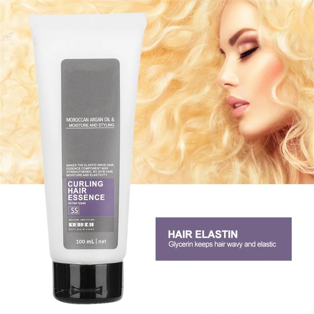 

PURC 100ml Hair Conditioner Perfume Curl Enhancer Anti Frizz Hair Elastin Hair Volumizing Gel Perfume Dedicated Elastin Element