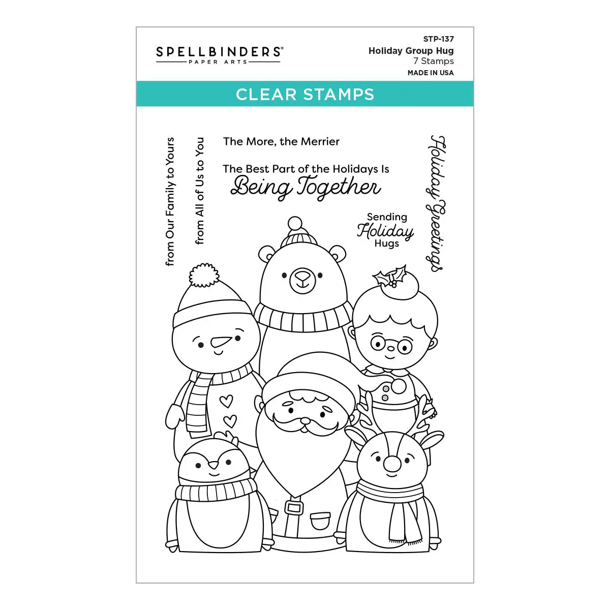 

Holiday Group Hug Stamps New Arrival 2022 Diy Molds Scrapbooking Paper Making Cuts Crafts Template Handmade Card
