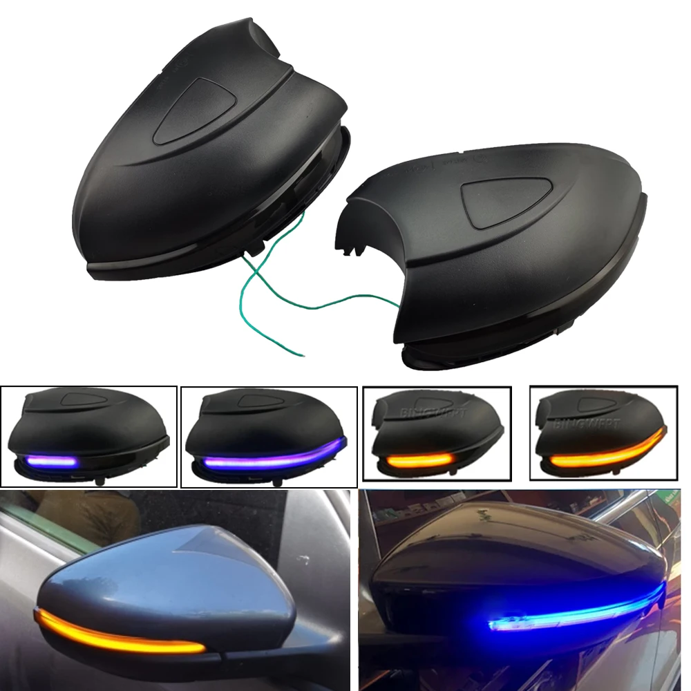 

For Volkswagen VW GOLF 6 VI MK6 GTI R line R20 Touran Dynamic Blinker LED Turn Signal Light Side Mirror Indicator Sequential